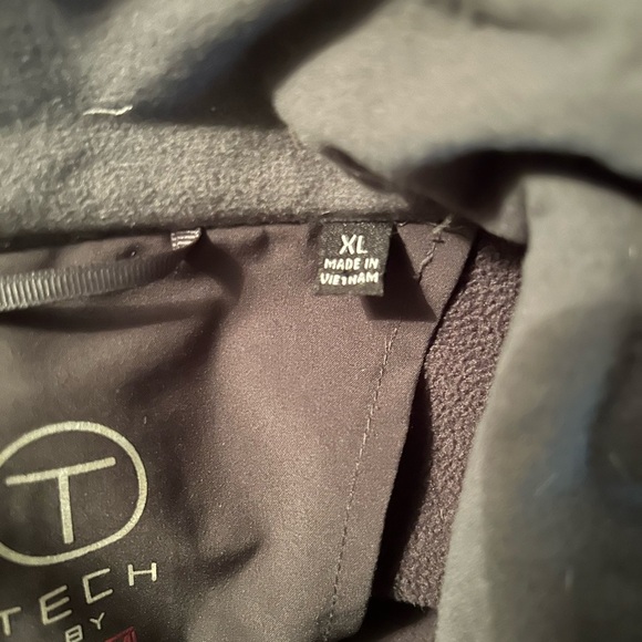 Tech by TUMI Men’s Full Zip Softshell Jacket Fleece Lined‎ Winter Coat Size XL - Picture 3 of 3